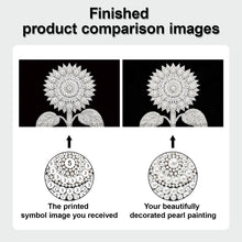 Load image into Gallery viewer, DIY Pearl Painting Kit 20x30CM Sunflower Framed Handmade Pearl Material Art Set Room Wall Decoration
