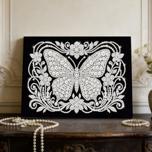 Load image into Gallery viewer, DIY Pearl Painting Kit 20x30CM Butterfly Framed Handmade Pearl Material Art Set Room Wall Decoration