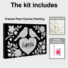 Load image into Gallery viewer, DIY Pearl Painting Kit 20x30CM Birds Framed Handmade Pearl Material Art Set Room Wall Decoration