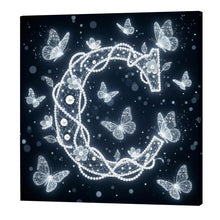 Load image into Gallery viewer, DIY Pearl Painting Kit 25x25CM Letter C Framed Handmade Pearl Material Art Set Room Wall Decoration