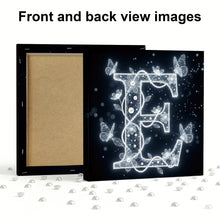 Load image into Gallery viewer, DIY Pearl Painting Kit 25x25CM Letter E Framed Handmade Pearl Material Art Set Room Wall Decoration