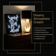 Load image into Gallery viewer, DIY Pearl Painting Kit 25x25CM Letter E Framed Handmade Pearl Material Art Set Room Wall Decoration