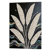 Load image into Gallery viewer, DIY Pearl Painting Kit 30x40CM Wheat Ears Framed Handmade Pearl Material Art Set Room Wall Decoration