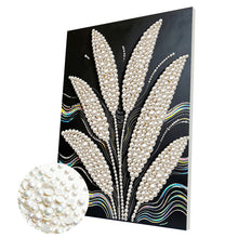 Load image into Gallery viewer, DIY Pearl Painting Kit 30x40CM Wheat Ears Framed Handmade Pearl Material Art Set Room Wall Decoration
