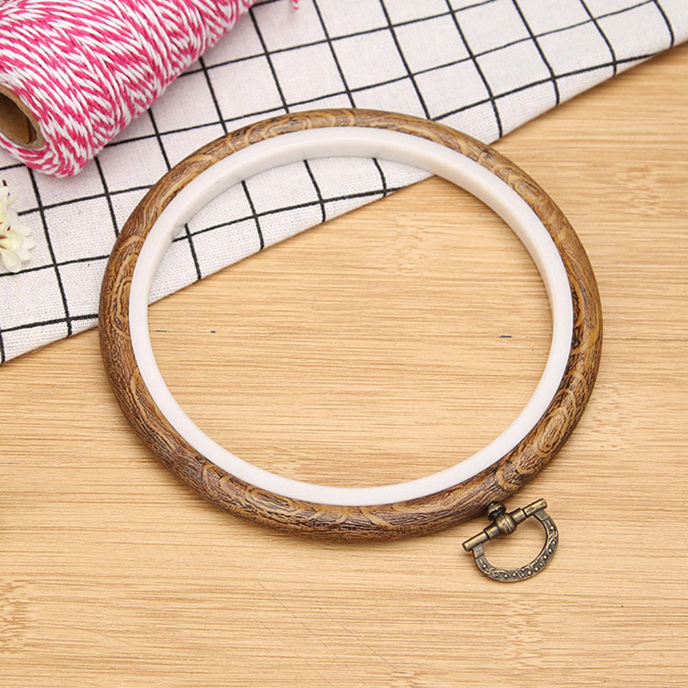 Plastic Frame Embroidery Hoop Ring Circle Round Loop for Cross Stitch (14CM)