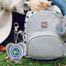 Load image into Gallery viewer, 5pcs/set DIY Love Heart Full Drill Special Shaped Diamond Painting Keychain