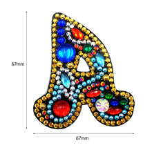 Load image into Gallery viewer, 1pcs Diamond Keychains Hanging Ornament DIY Phone Bag Charm Decor 67x67mm