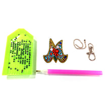 Load image into Gallery viewer, 1pcs Diamond Keychains Hanging Ornament DIY Phone Bag Charm Decor 67x67mm