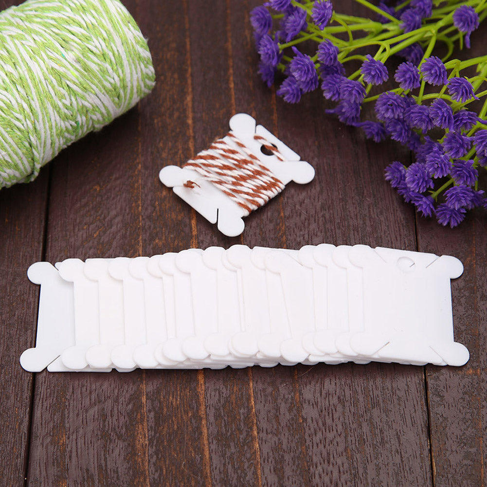 120PCS Embroidery Floss Craft Cross Stitch Thread Bobbin Storage Holder