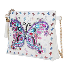 Load image into Gallery viewer, DIY Butterfly Special Shaped Diamond Painting PU Chain Messenger Bags