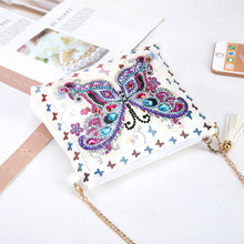 Load image into Gallery viewer, DIY Butterfly Special Shaped Diamond Painting PU Chain Messenger Bags