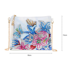 Load image into Gallery viewer, DIY Flower Special Shape Diamond Painting PU Chain Shoulder Bag Clutch