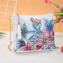Load image into Gallery viewer, DIY Flower Special Shape Diamond Painting PU Chain Shoulder Bag Clutch