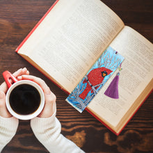 Load image into Gallery viewer, DIY Bird Special Shaped Diamond Painting PU Bookmark Tassel Book Marks