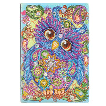 Load image into Gallery viewer, DIY Diamond Painting Notebook 50 Pages Resin Owl Pattern Handmade for Kids Adult