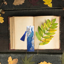 Load image into Gallery viewer, DIY Special Shape Diamond Painting PU Tassel Peacock Bookmark Art Crafts