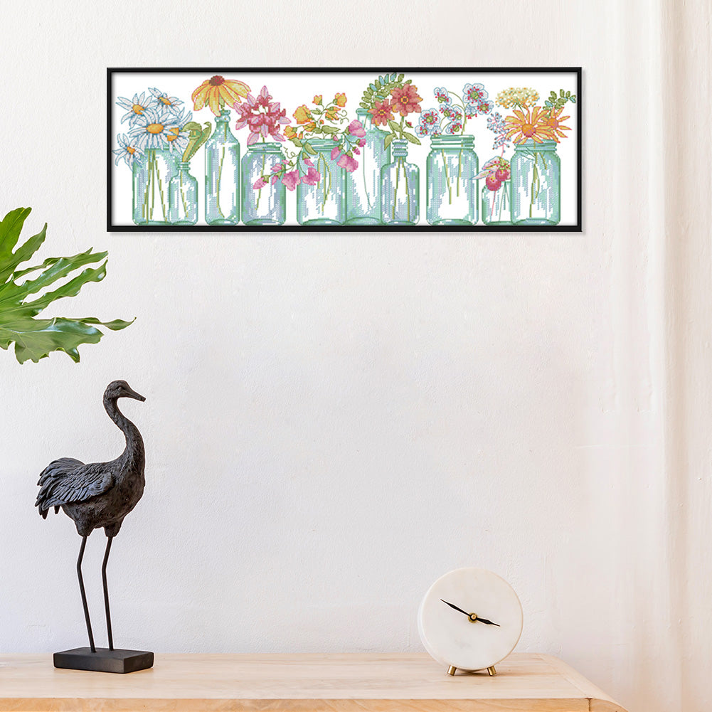 Perfection - 14CT Stamped Cross Stitch 52x20CM - Joy Sunday