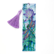 Load image into Gallery viewer, Tassel DIY Special Shaped Diamond Painting Bookmark Kit (Dragonfly)