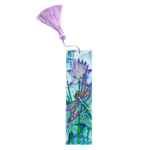 Load image into Gallery viewer, Tassel DIY Special Shaped Diamond Painting Bookmark Kit (Dragonfly)