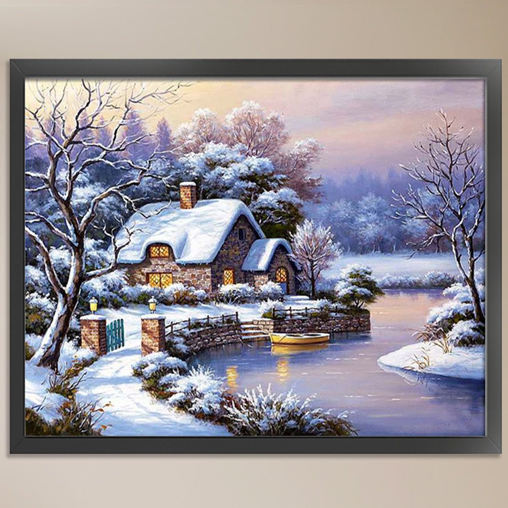 Scenery - 14CT Counted Cross Stitch 50x40CM - Huacan