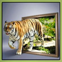 Load image into Gallery viewer, Tiger 30*30CM(Picture) Full Round Drill Diamond Painting