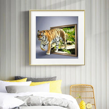 Load image into Gallery viewer, Tiger 30*30CM(Picture) Full Round Drill Diamond Painting