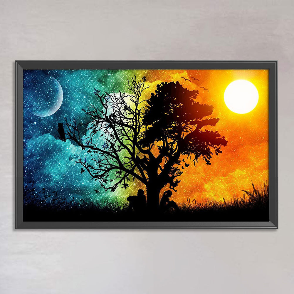 Scenery - 11CT Stamped Cross Stitch 35x50CN - Diy