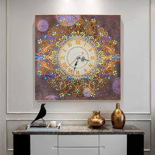 Load image into Gallery viewer, DIY Diamond Clock Drawing Resin Handmade Special Shaped Painting Wall Craft