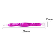 Load image into Gallery viewer, DIY Diamond Painting Pen Rhinestones Pictures Point Drill Pen (Dark Pink)