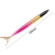 Load image into Gallery viewer, Point Drill Pen Diamond Painting DIY Fish Tail Rhinestone Craft Tool (Gold)