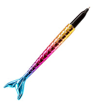 Load image into Gallery viewer, Point Drill Pen Diamond Painting DIY Fish Tail Rhinestone Craft Tool (Blue)