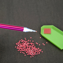 Load image into Gallery viewer, 5D DIY Diamonds Painting Tool Art Handmade Plastic for Kids(Drill pen -Rose red)