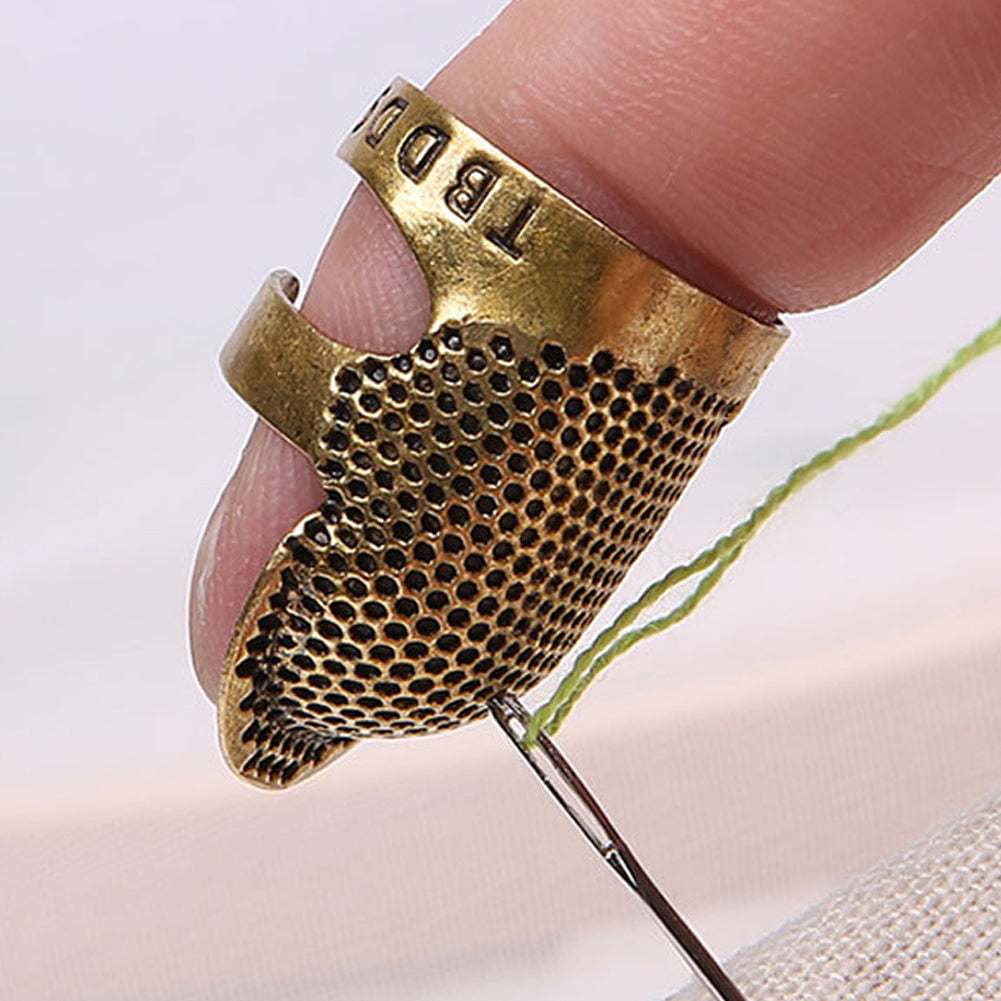 Thimble Finger Sleeve Embroidery Finger Tips Cross Stitch Sewing Craft (M)
