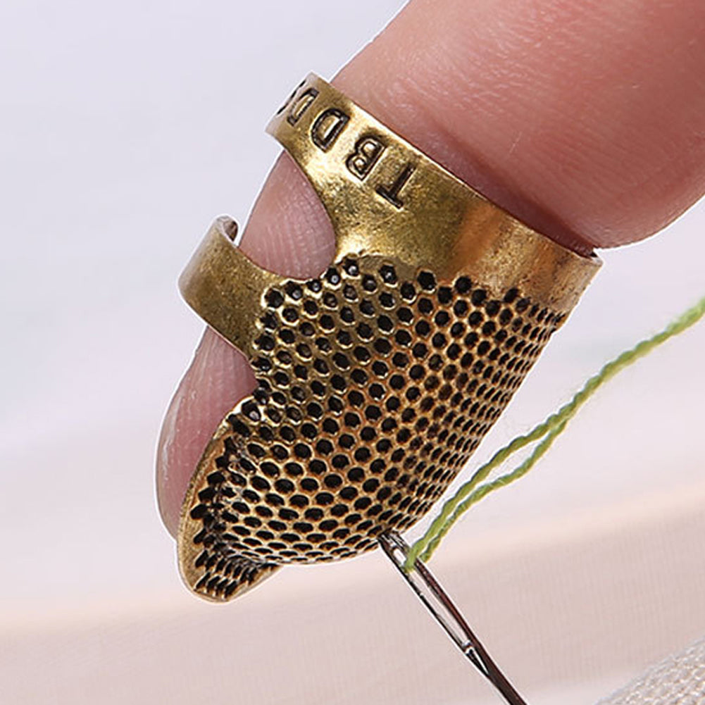 Thimble Finger Sleeve Embroidery Finger Tips Cross Stitch Sewing Craft (S)