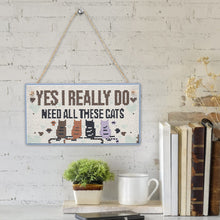 Load image into Gallery viewer, 5D DIY Letter Full Drill Hanging Diamond Painting Craft Home Decor (Cats)