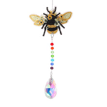 Load image into Gallery viewer, DIY 5D Diamond Painting Rainbow Maker Wind Chime Light Catcher Decor (Bee)