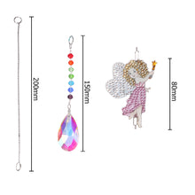 Load image into Gallery viewer, Crystal Diamond Angel Tears Catching Light Hanging Wind Decor (Fairy Angel)