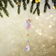 Load image into Gallery viewer, Crystal Diamond Angel Tears Catching Light Hanging Wind Decor (Fairy Angel)