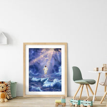 Load image into Gallery viewer, Jesus Riding The Waves 35*50CM(Canvas) Full Round Drill Diamond Painting
