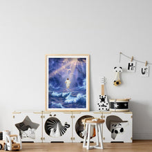 Load image into Gallery viewer, Jesus Riding The Waves 35*50CM(Canvas) Full Round Drill Diamond Painting