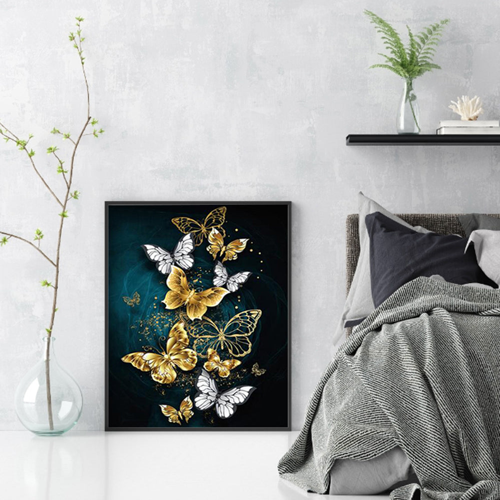 Butterfly - Full 11CT Stamped Cross Stitch 40x50CM - Band