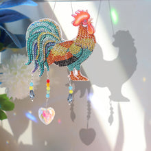 Load image into Gallery viewer, Diamond Painting Prisms Hanging Rainbow Chaser Lighting Accessory (Rooster)