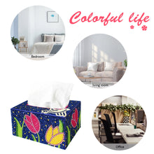 Load image into Gallery viewer, Painting Square Tissue Box Kit Handmade Tissue Dispenser (Flying Bird Flowers)