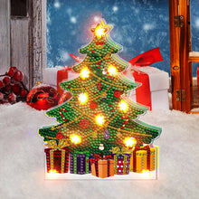 Load image into Gallery viewer, DIY Christmas Diamond Art Painting Lamp with Tools Diamond Painting Night Light