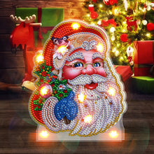 Load image into Gallery viewer, DIY Christmas Diamond Art Painting Lamp with Tools Diamond Painting Night Light