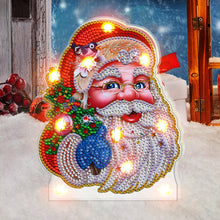 Load image into Gallery viewer, DIY Christmas Diamond Art Painting Lamp with Tools Diamond Painting Night Light