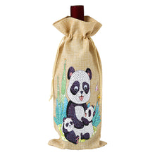 Load image into Gallery viewer, Christmas Diamond Painting Wine Bag 5D DIY Mosaic Special Drill Bottle Bag (TB013B)