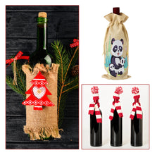 Load image into Gallery viewer, Christmas Diamond Painting Wine Bag 5D DIY Mosaic Special Drill Bottle Bag (TB013B)