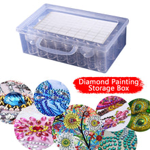 Load image into Gallery viewer, Diamond Painting Box Transparent Plastic Rhinestone Storage Case (40 Grids)