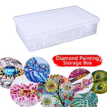 Load image into Gallery viewer, Diamond Painting Box Transparent Beads Storage Case Container (64 Grids)
